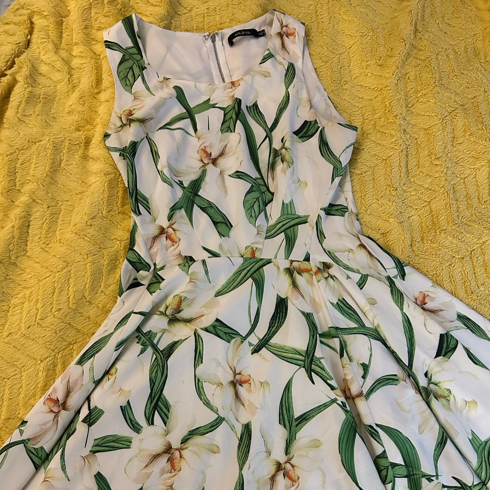 Ark & co printed fit and flare style dress